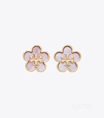 【新品】Forget Me Not 勿忘我系列耳钉 Tory 金/粉色