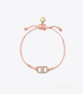 【新品】“怀梦前行”密镶手链 粉色/水晶色