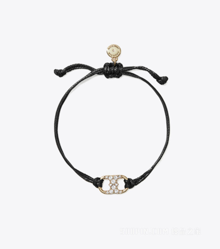 【新品】“怀梦前行”密镶手链 黑色/水晶色
