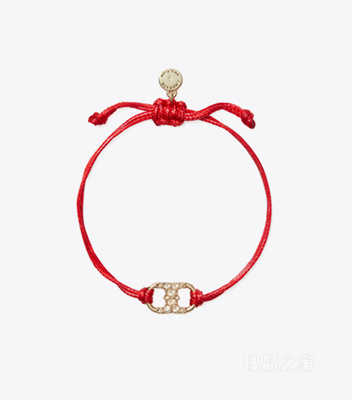【新品】“怀梦前行”密镶手链 红色/水晶色