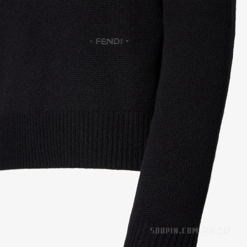 毛衣 黑色羊绒毛衣