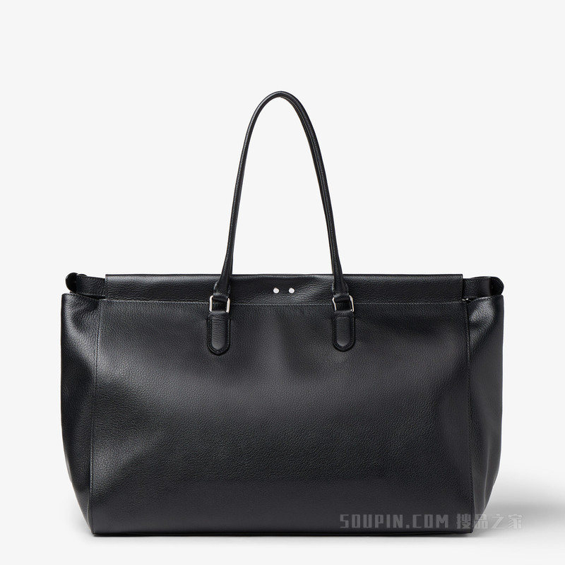 Peekaboo Tote大号手袋 黑色皮革与纳帕皮革FF手袋