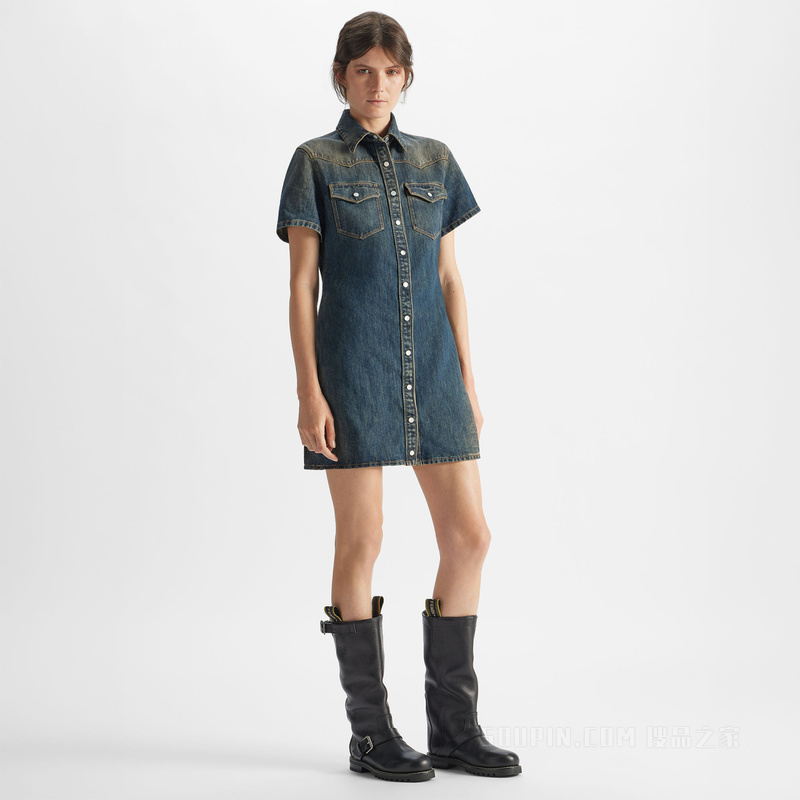 FENDI Commando 黑色皮靴