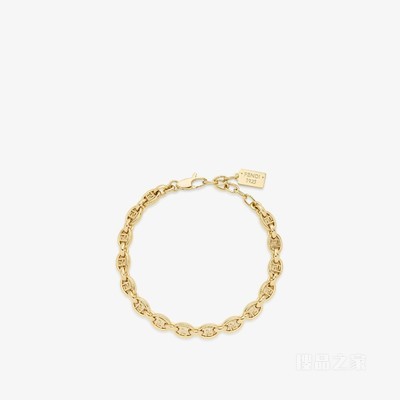 FENDI Orbit手链 金色金属手链