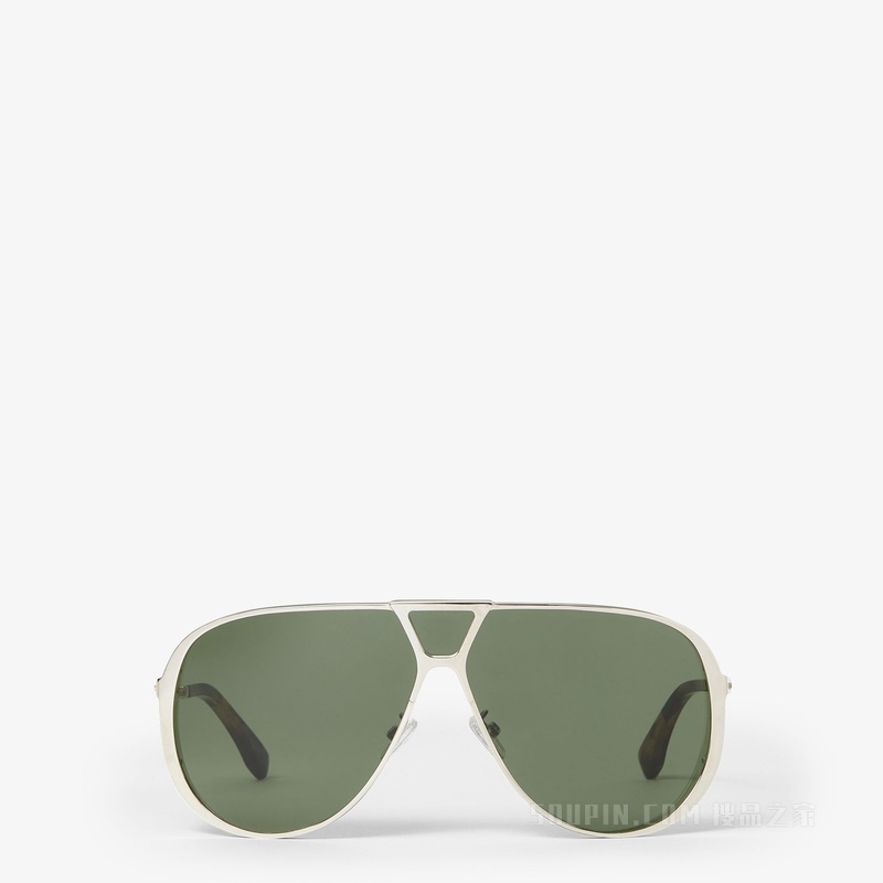 FENDI Eclipse 银色金属太阳镜