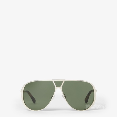 FENDI Eclipse 银色金属太阳镜