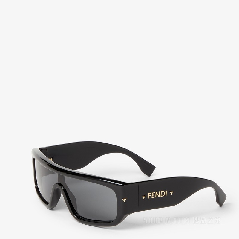 FENDI Screen 黑色醋酸酯材料太阳镜