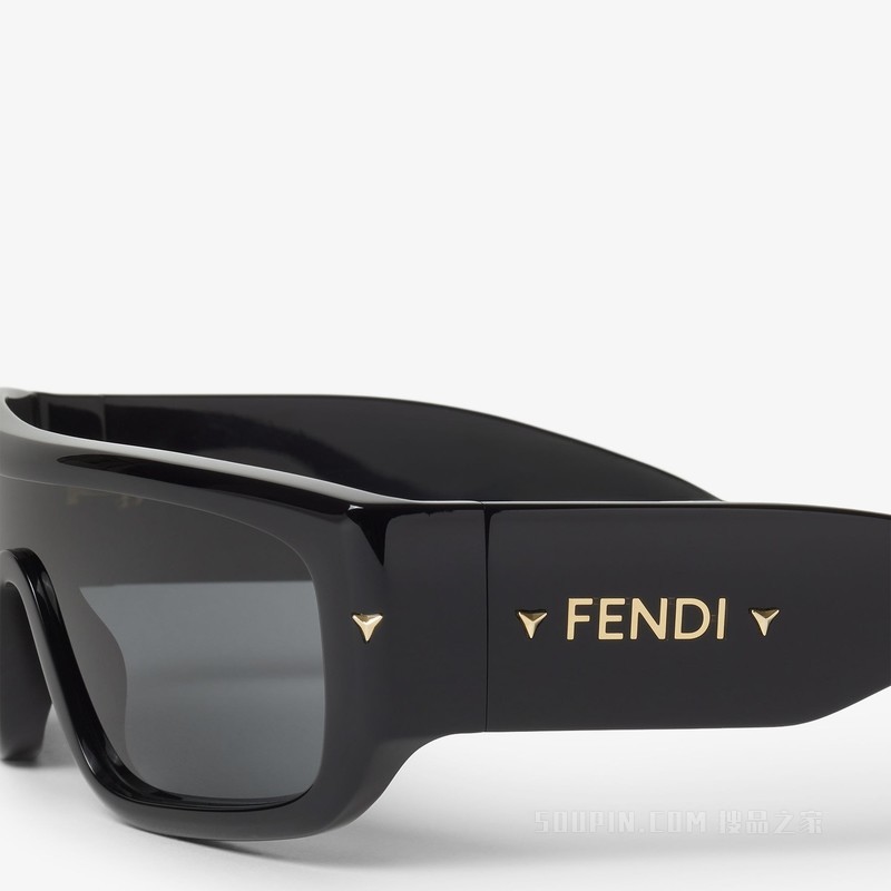 FENDI Screen 黑色醋酸酯材料太阳镜