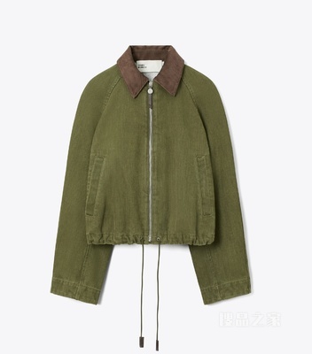 【新品】牛仔飞行员夹克 做旧绿