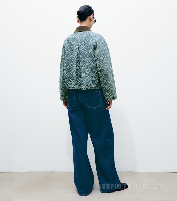 【新品】牛仔飞行员夹克 复古水洗色