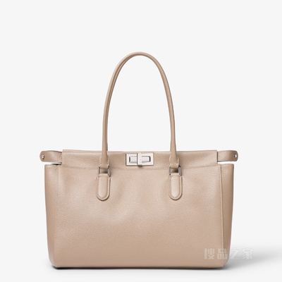 Peekaboo®Tote小号手袋 鸽灰色皮革手袋