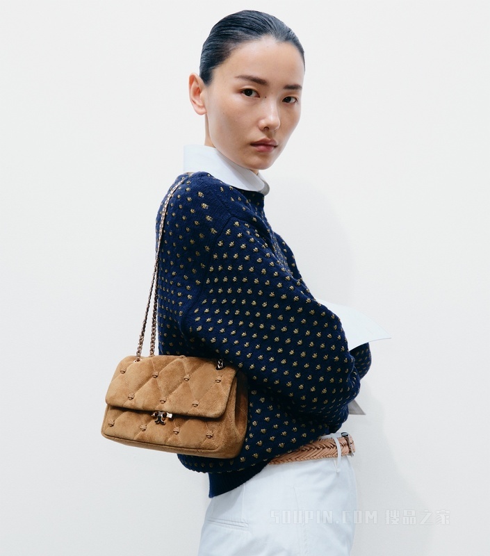 【新品】Bunny Knot 小号肩背包 太妃糖色
