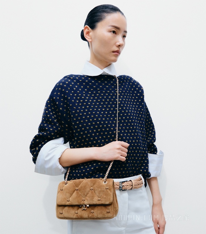 【新品】Bunny Knot 小号肩背包 太妃糖色