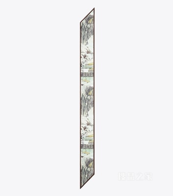 【新品】森林图案缎带围巾 黄色