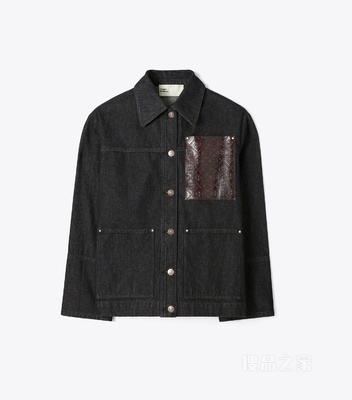 【新品】牛仔工装夹克 清水洗