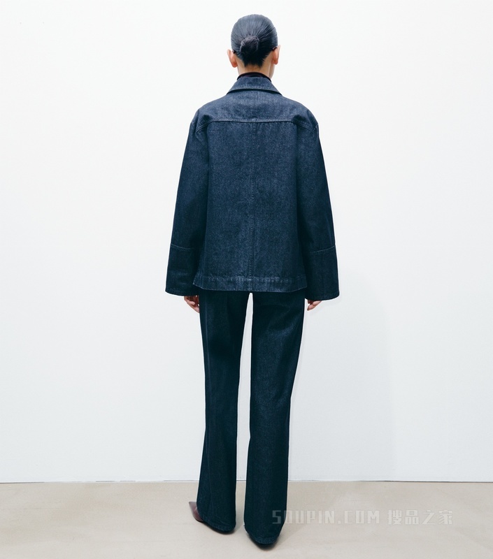 【新品】牛仔工装夹克 清水洗