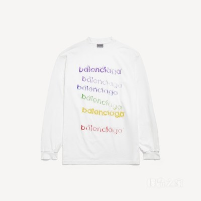 DIY MESSY MULTICOLOR长袖中版型T恤