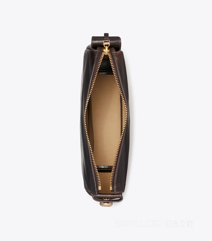 【新品】Romy 做旧肩背包 深棕色
