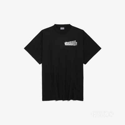 SILVER TAPE BALENCIAGA BACK超大版型T恤