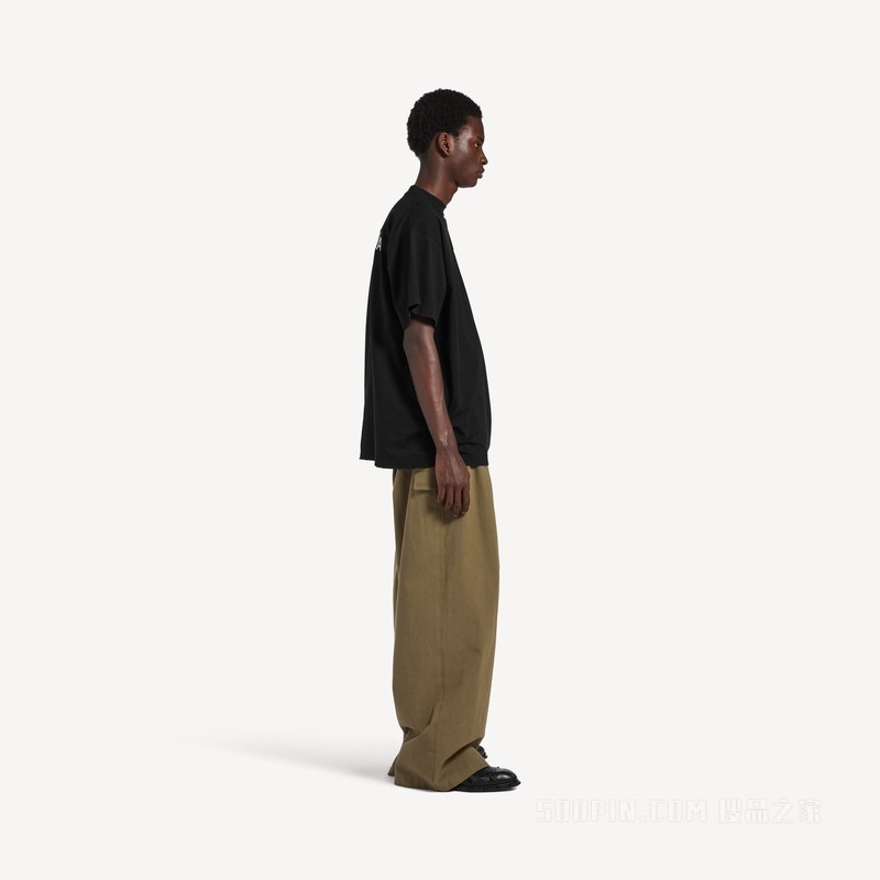 SILVER TAPE BALENCIAGA BACK超大版型T恤