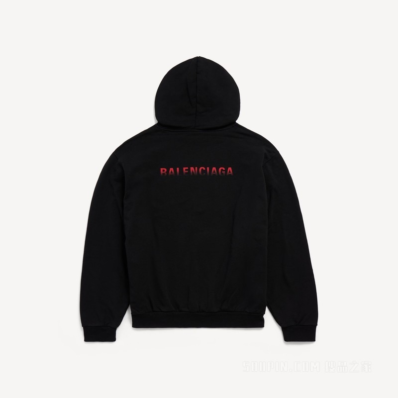 BALENCIAGA BACK高领连帽卫衣