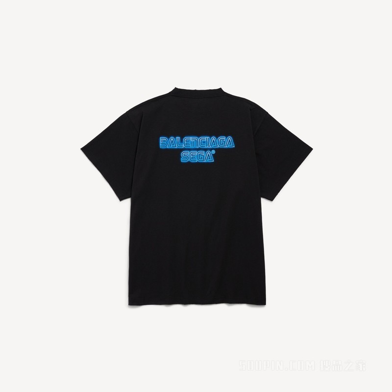 BALENCIAGA | SEGA SONIC THE HEDGEHOG超大版型T恤