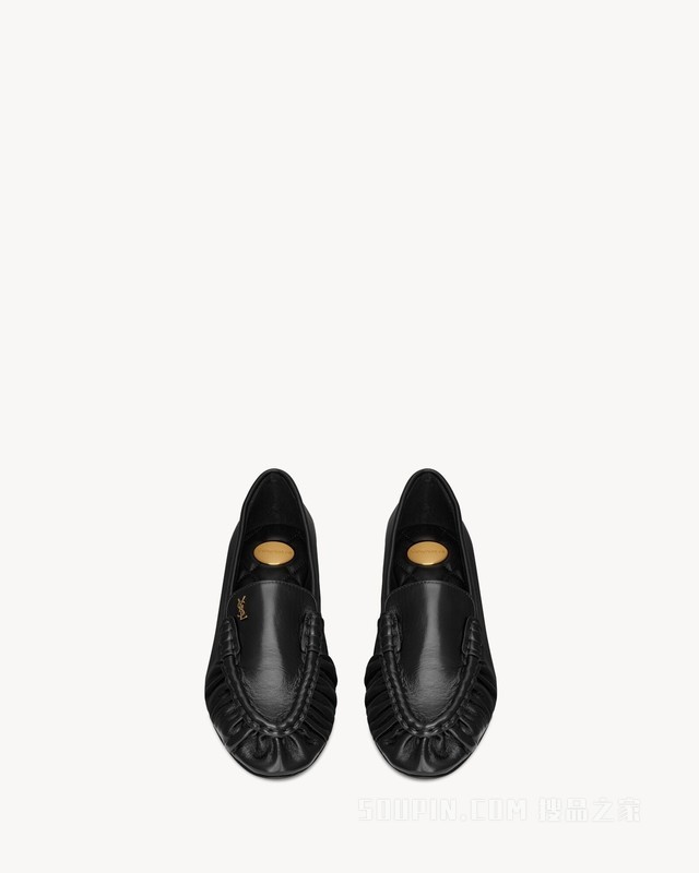 LOAFERINO光滑皮革芭蕾舞鞋