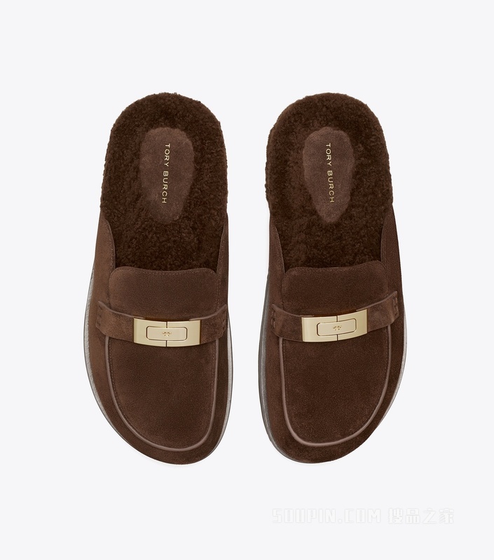 【新品】Lee 穆勒鞋 深可可色
