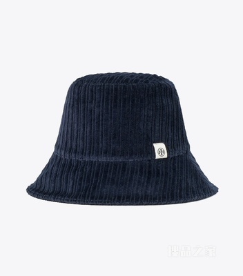 【新品】灯芯绒渔夫帽 深邃海军蓝