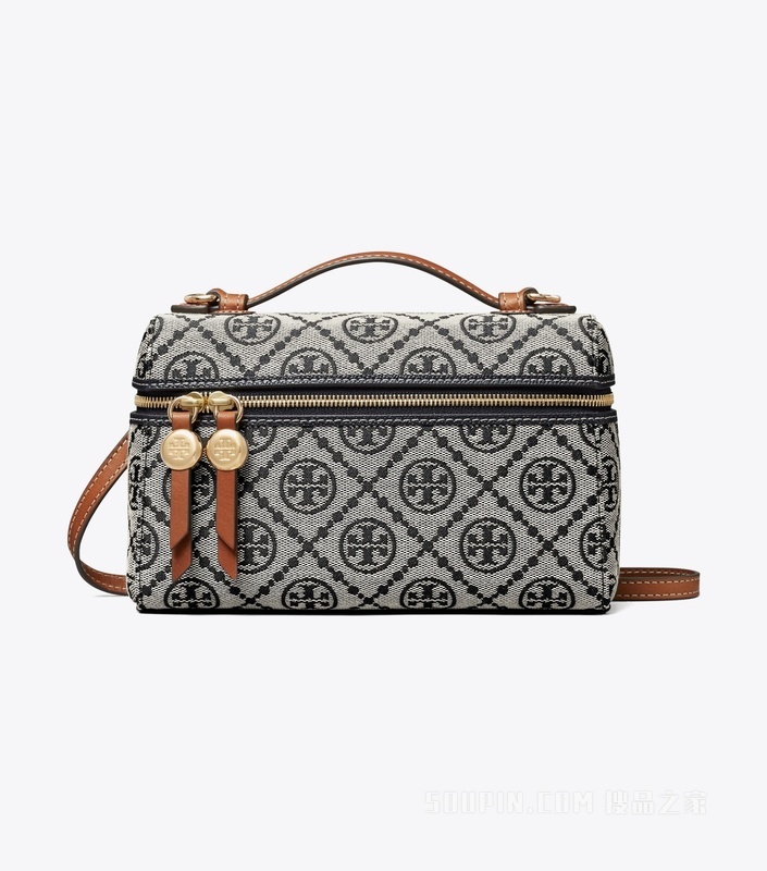 【新品】T Monogram Romy 纤巧款手提包 Tory 海军蓝