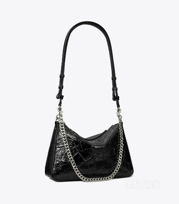 【新品】Perry 小号做旧肩背包 黑色