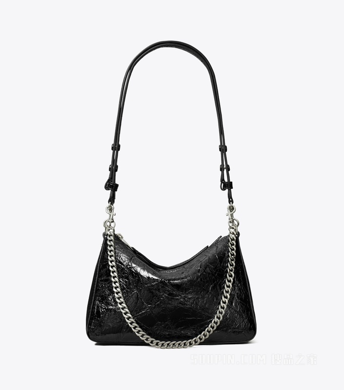 【新品】Perry 小号做旧肩背包 黑色