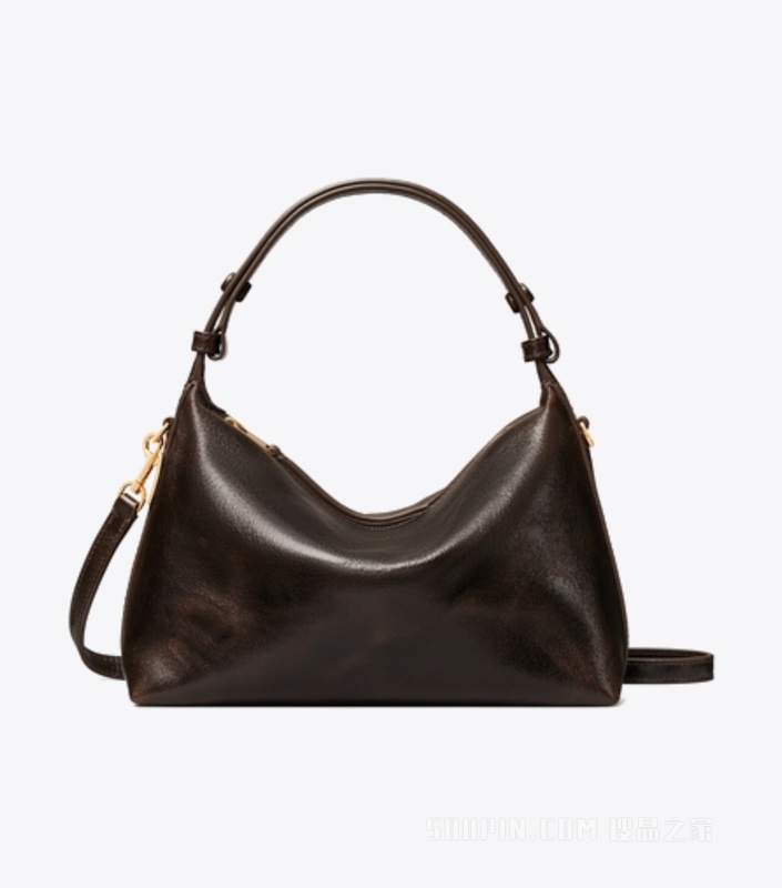 【新品】Mellow 做旧肩背包 巧克力色