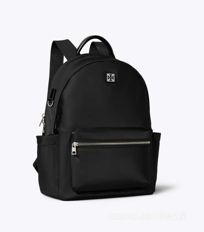 【新品】Virginia 拉链双肩包 黑色