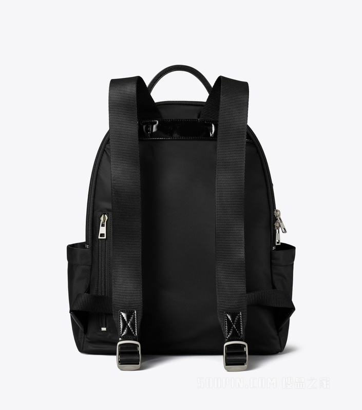 【新品】Virginia 拉链双肩包 黑色