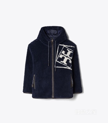 【新品】Logo 抓绒夹克 雾霭海军蓝