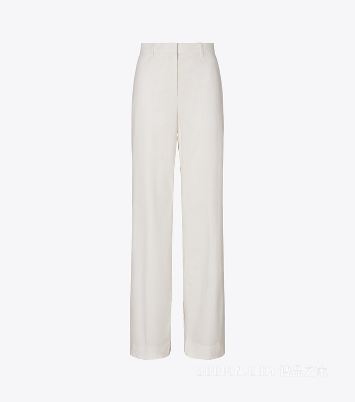 【新品】棉质长裤 白色