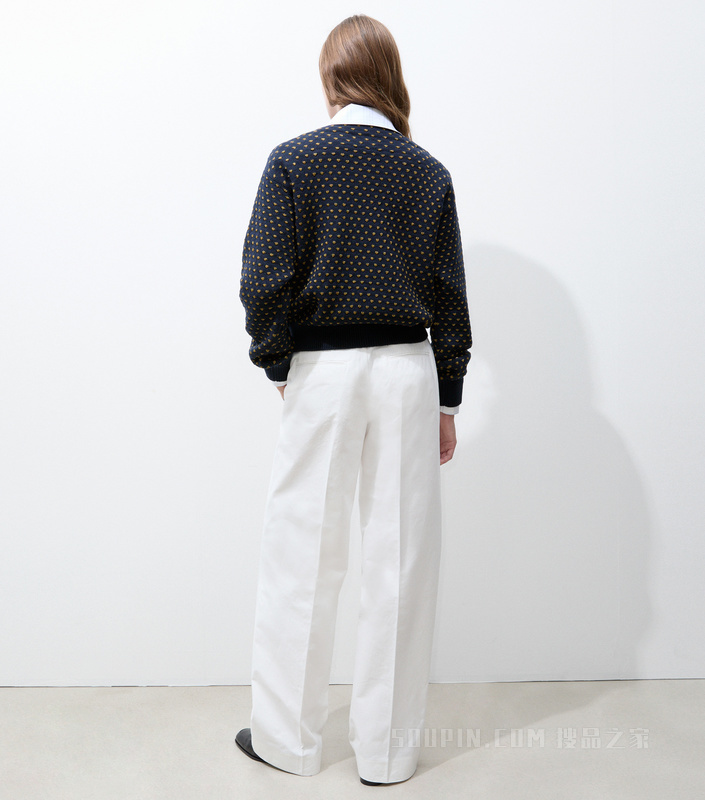【新品】棉质长裤 白色