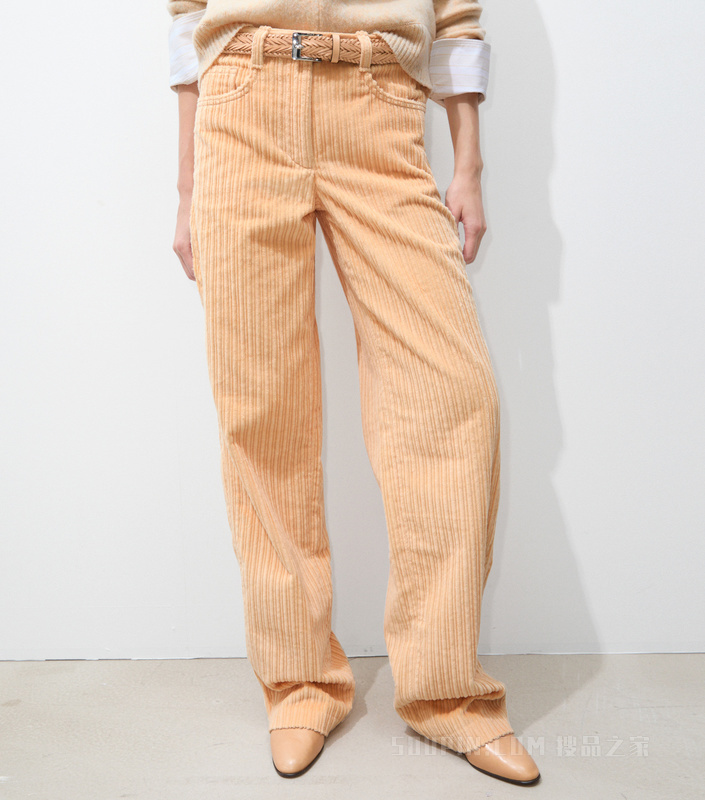 【新品】Buddy 灯芯绒长裤 杏黄色