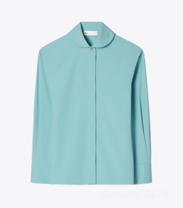 【新品】府绸衬衫 云雾蓝