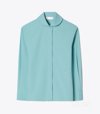【新品】府绸衬衫 云雾蓝