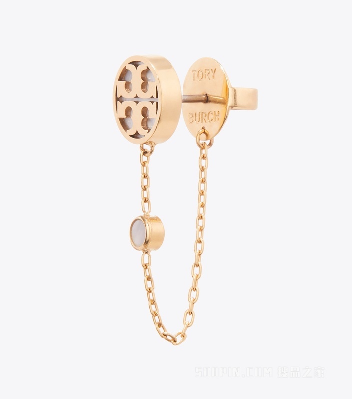 【新品】Icon 经典系列耳环 Tory 金/珍珠母贝色