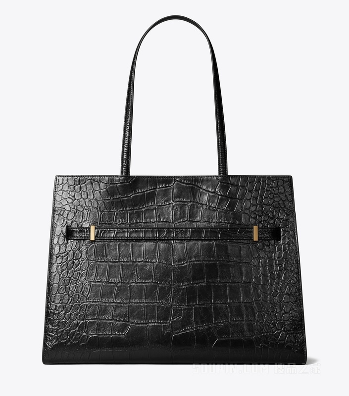 【新品】Lee Radziwill 压花托特包 黑色