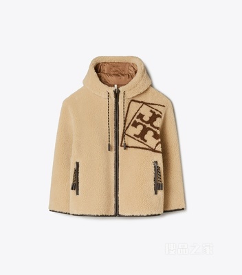 【新品】Logo 抓绒夹克 燕麦色