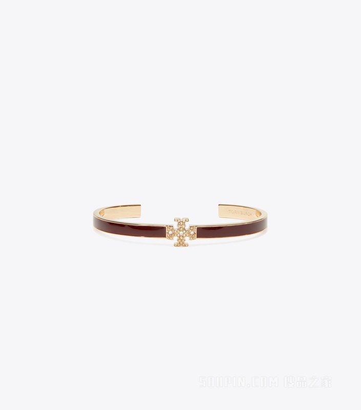 【新品】Icon 经典系列密镶手镯 勃艮第红/Tory 金/水晶色