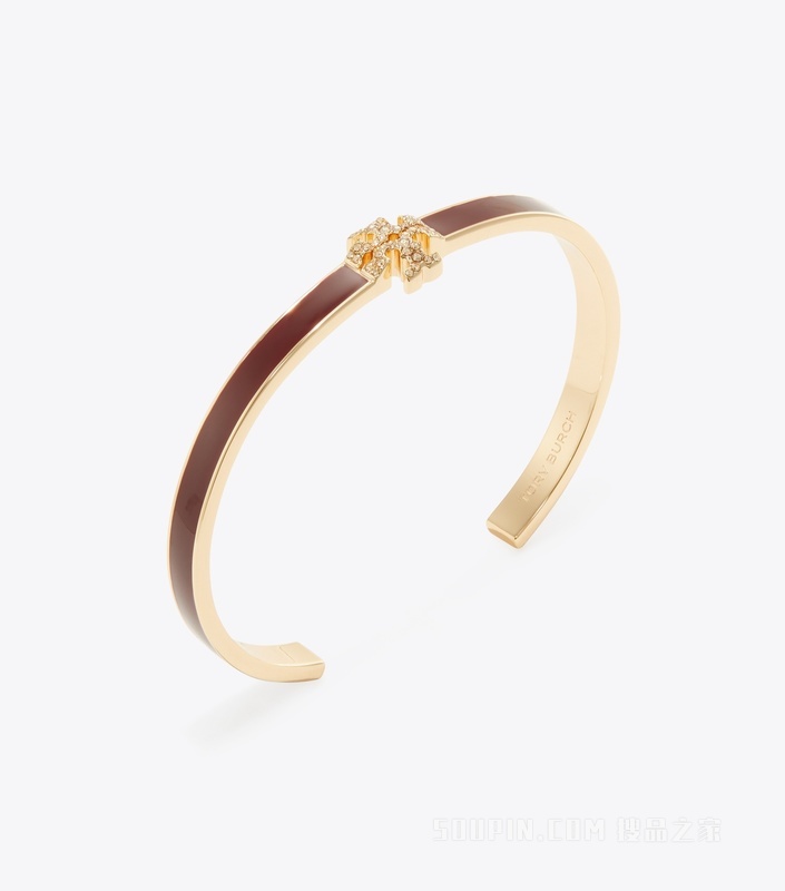 【新品】Icon 经典系列密镶手镯 勃艮第红/Tory 金/水晶色