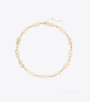 【新品】Forget Me Not 勿忘我系列四叶草项链 Tory 金