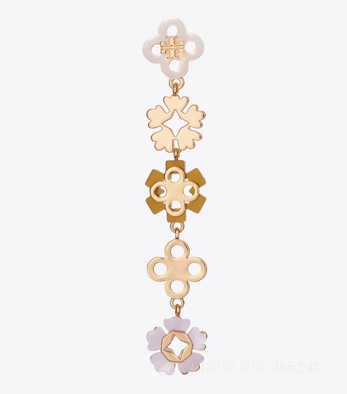 【新品】Forget Me Not 勿忘我系列线型耳环 Tory 金/拼色