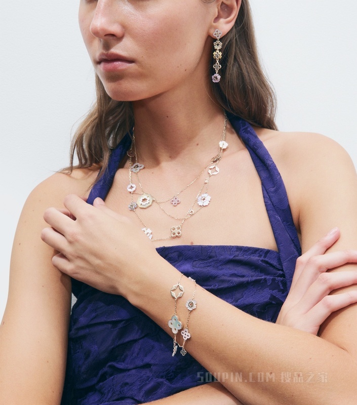 【新品】Forget Me Not 勿忘我系列线型耳环 Tory 金/拼色