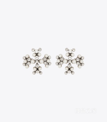 【新品】Moondance 月影流光系列胸针 复古 Tory 银／奶油色／水晶